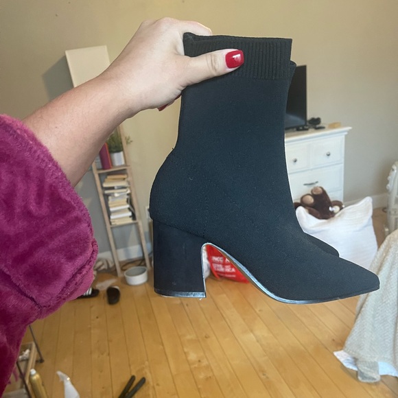 ALDO | Black Aldo Sock Bootie - Picture 2 of 7